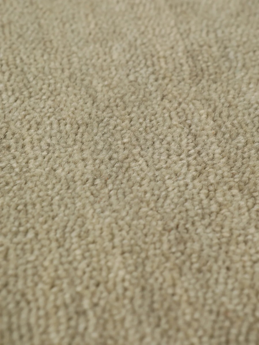 400x500 см, Индия, Однотонные, Wool, серо-бежевый — вид 5