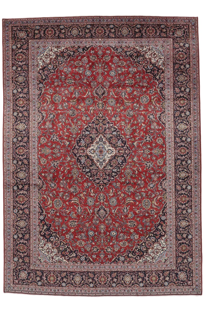 310x438 см, Иран, Кашан, Wool, красный