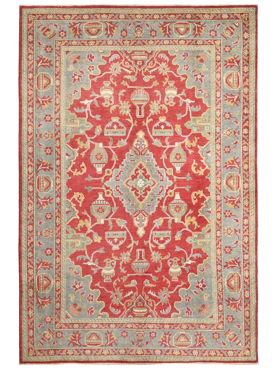201x301 см, Афганистан, Казак, Wool, коричневый