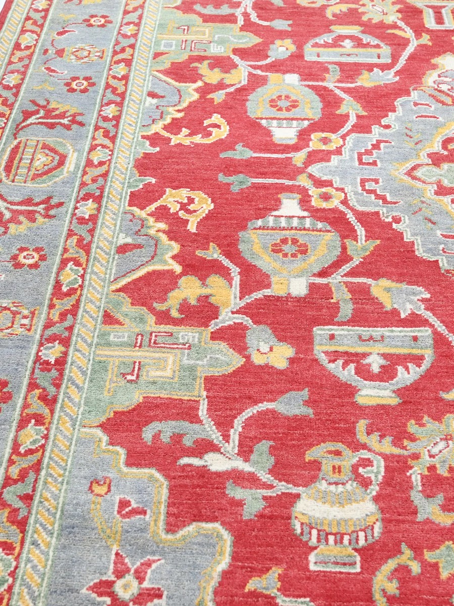 201x301 см, Афганистан, Казак, Wool, коричневый — вид 5