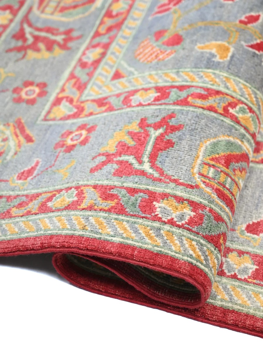 201x301 см, Афганистан, Казак, Wool, коричневый — вид 7
