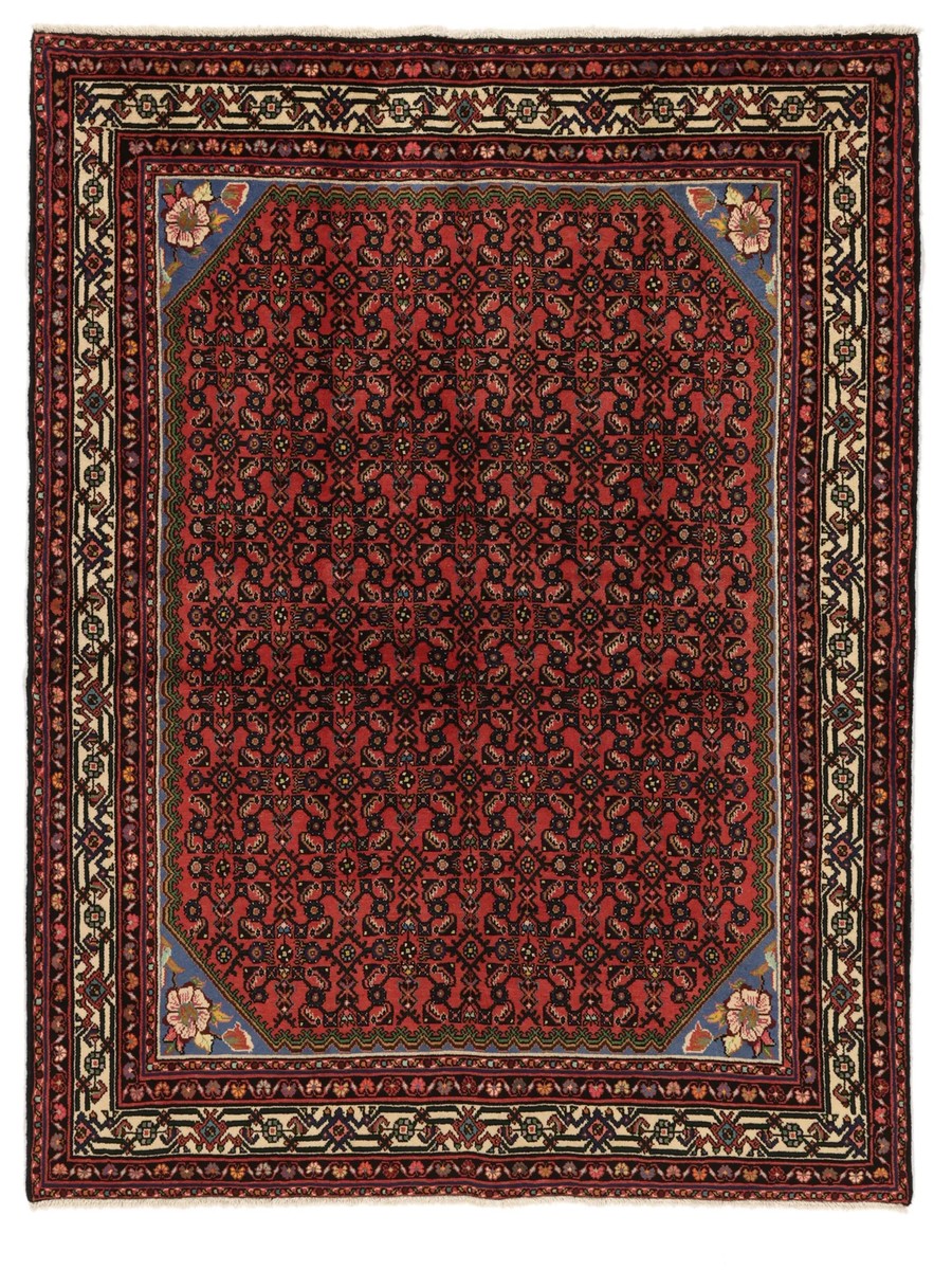 152x198 см, Иран, Восточные, Wool, чёрный