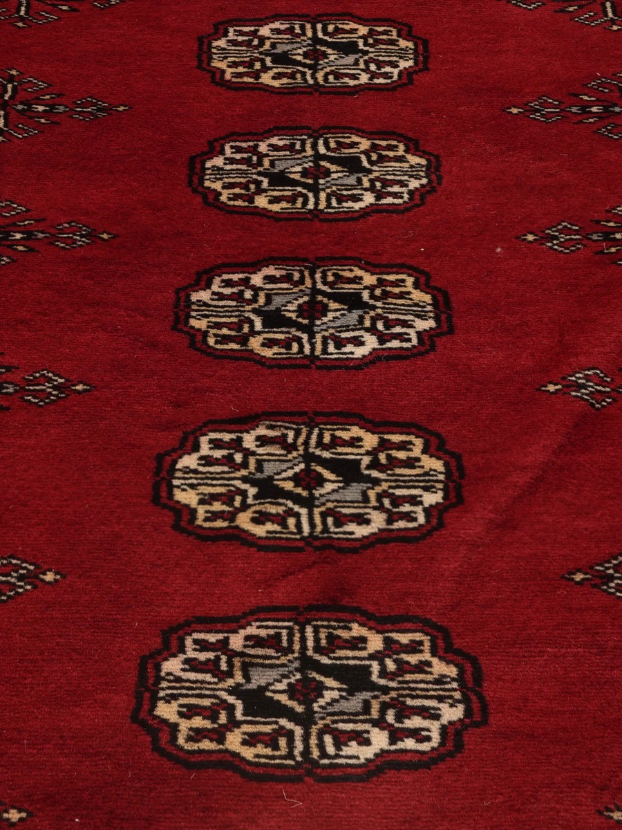 190x274 см, Пакистан, Афган / Пакистан, Wool, красный — вид 4