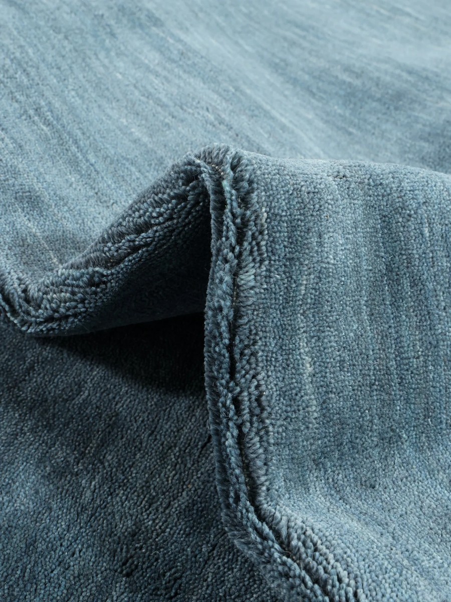 250x300 см, Индия, Однотонные, Wool, Dark teal — вид 3