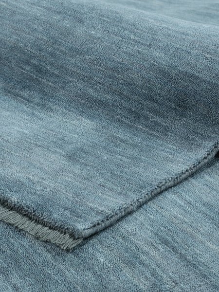 160x230 см, Индия, Однотонные, Wool, Dark teal