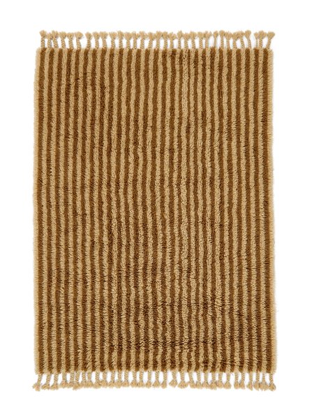 140x200 см, Индия, Шэгги, Wool, горчичный