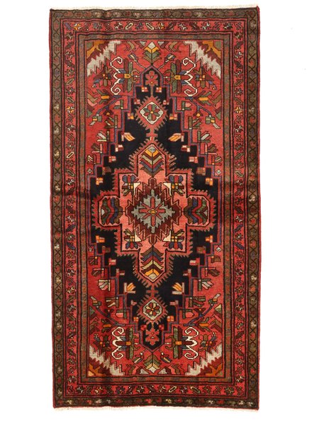 108x206 см, Иран, Хамадан, Wool, чёрный
