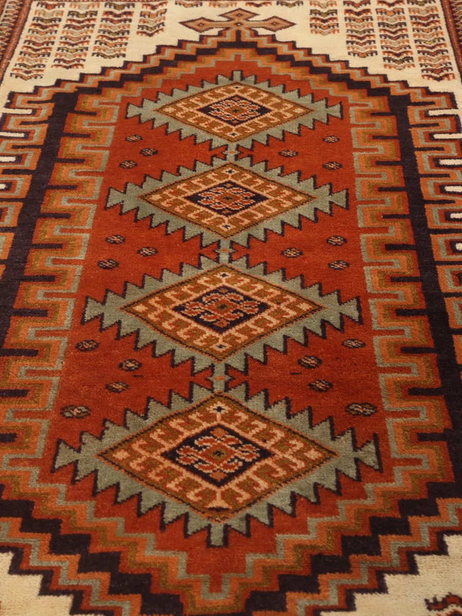 113x169 см, Иран, Винтаж, Wool, чёрный — вид 2