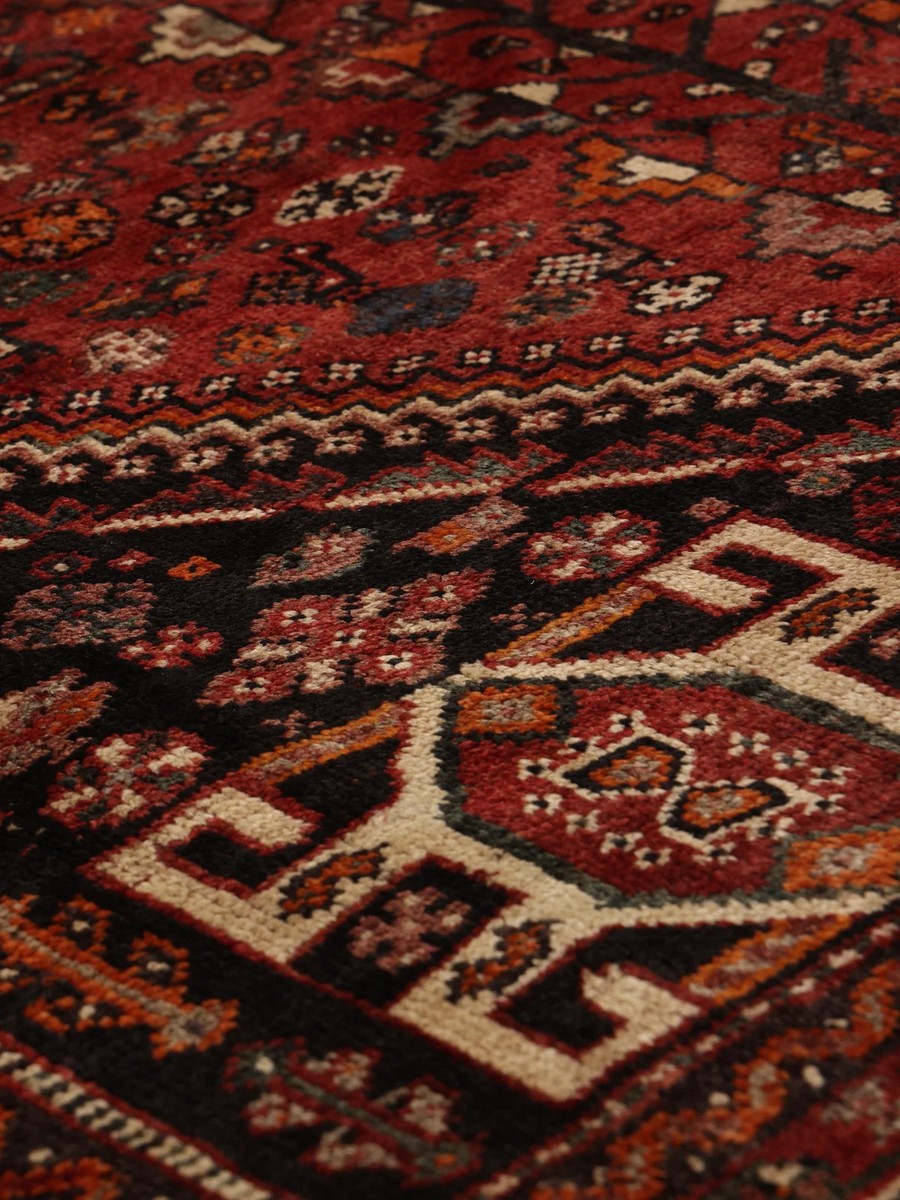 171x273 см, Иран, Кашкай, Wool, чёрный — вид 6