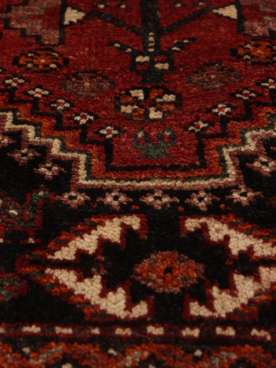 171x273 см, Иран, Кашкай, Wool, чёрный — вид 8