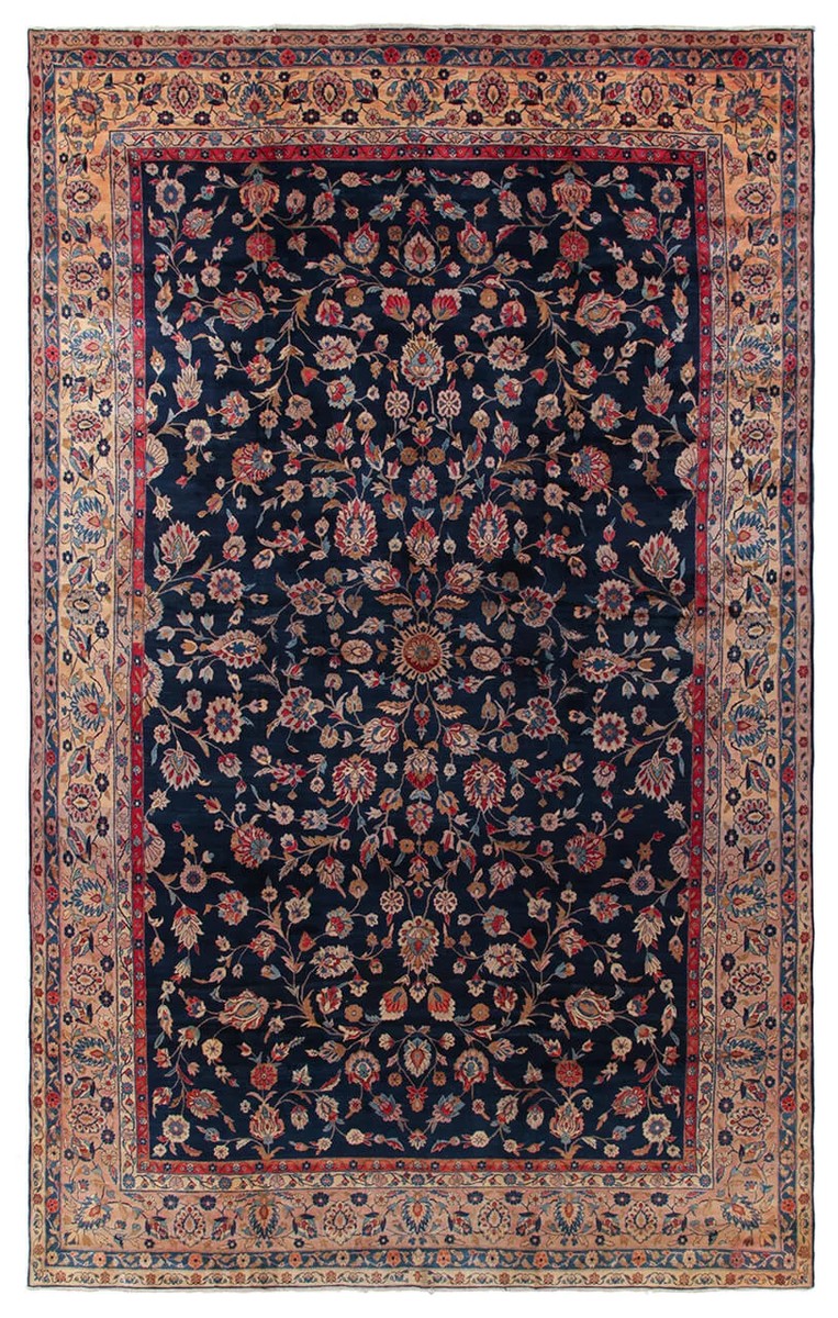 340x554 см, Иран, Сарук, Wool, чёрный