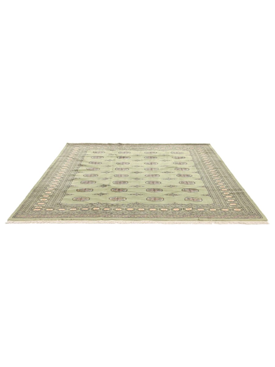 201x250 см, Пакистан, Афган / Пакистан, Wool, зелёный — вид 2