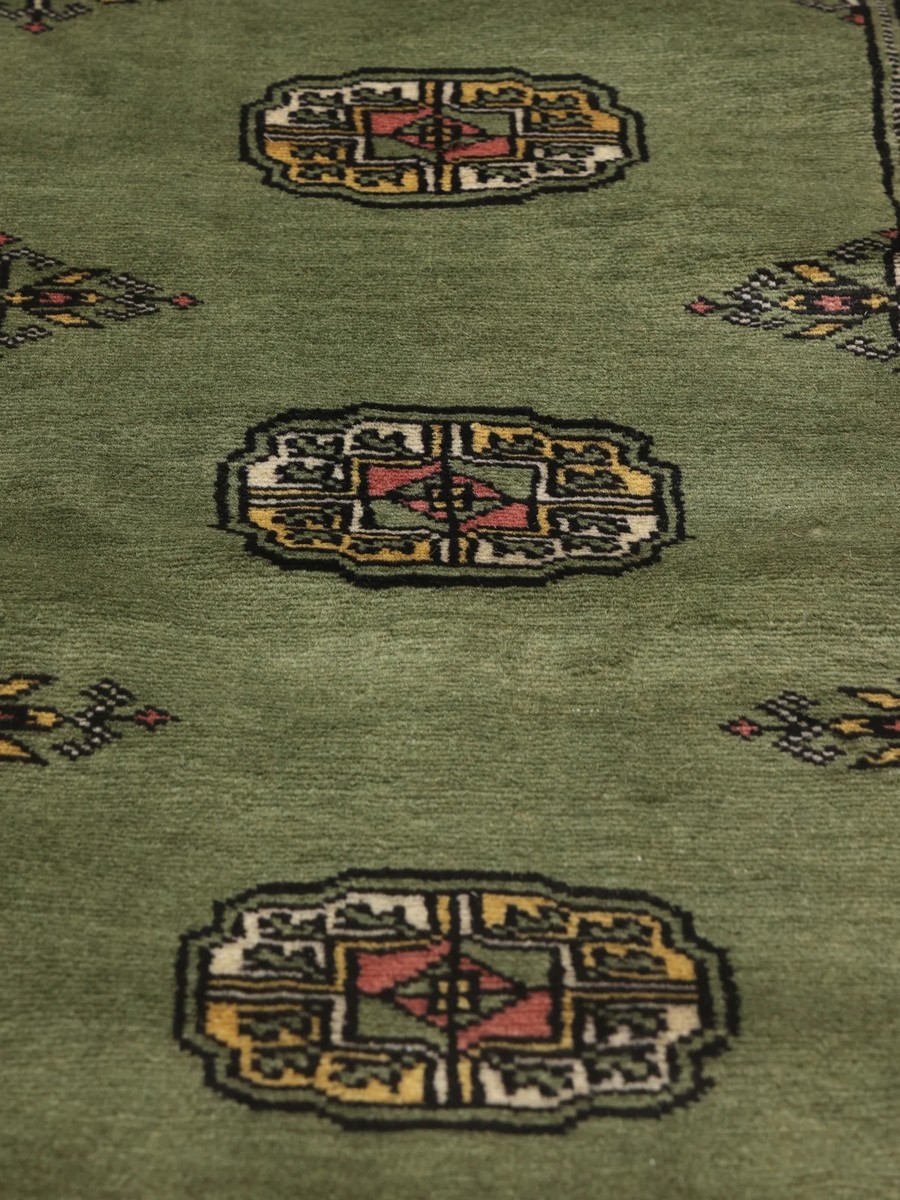 201x250 см, Пакистан, Афган / Пакистан, Wool, зелёный — вид 4