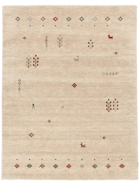 200x300 см, Индия, Габбе, Wool, бежевый