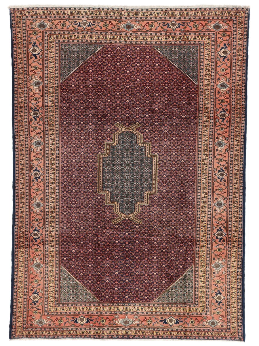221x312 см, Иран, Восточные, Wool, чёрный