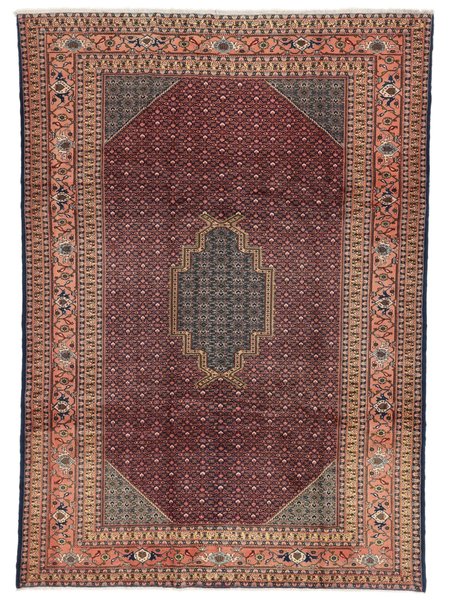 221x312 см, Иран, Восточные, Wool, чёрный
