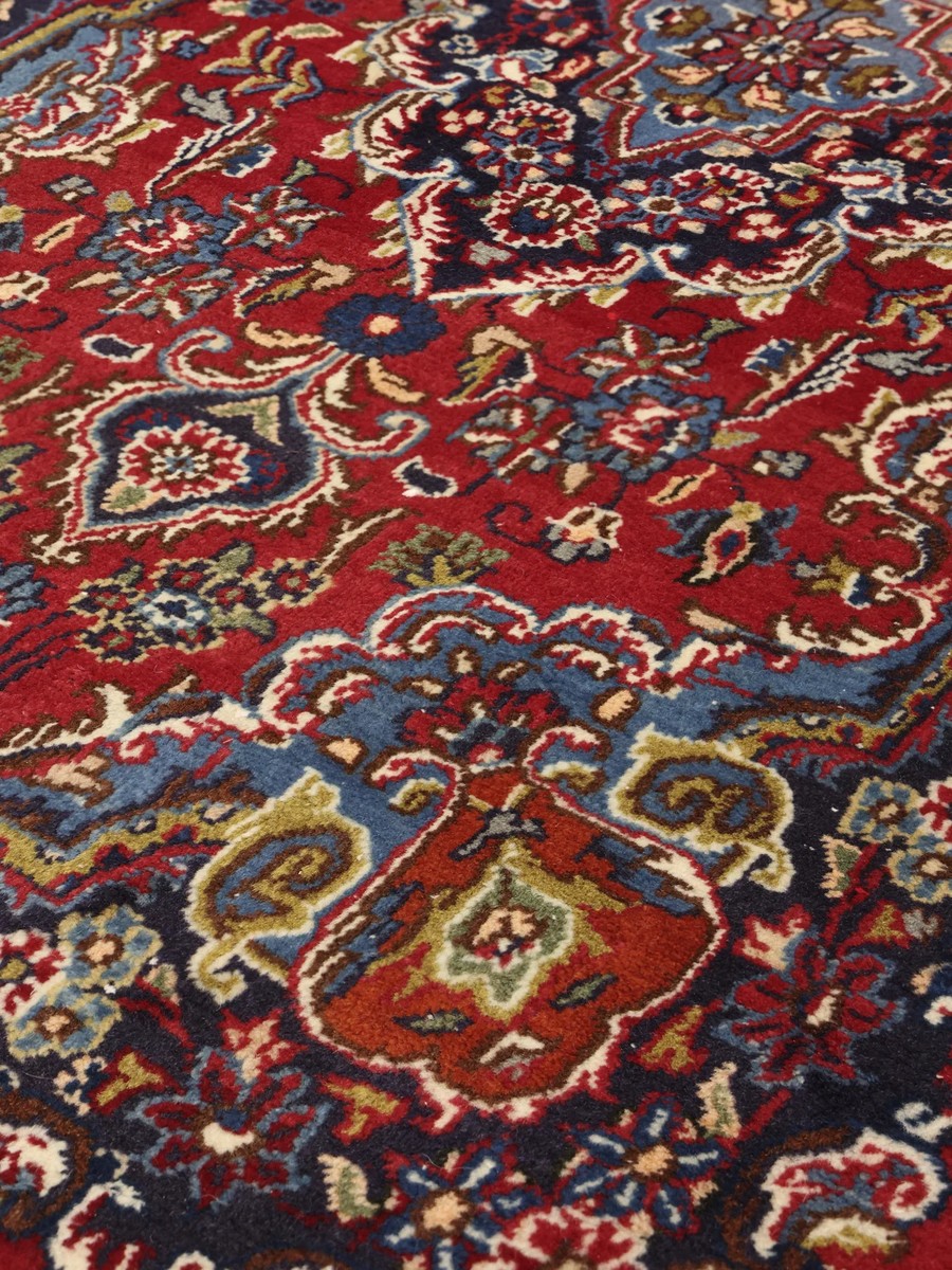 72x140 см, Иран, Кашан, Wool, чёрный — вид 2
