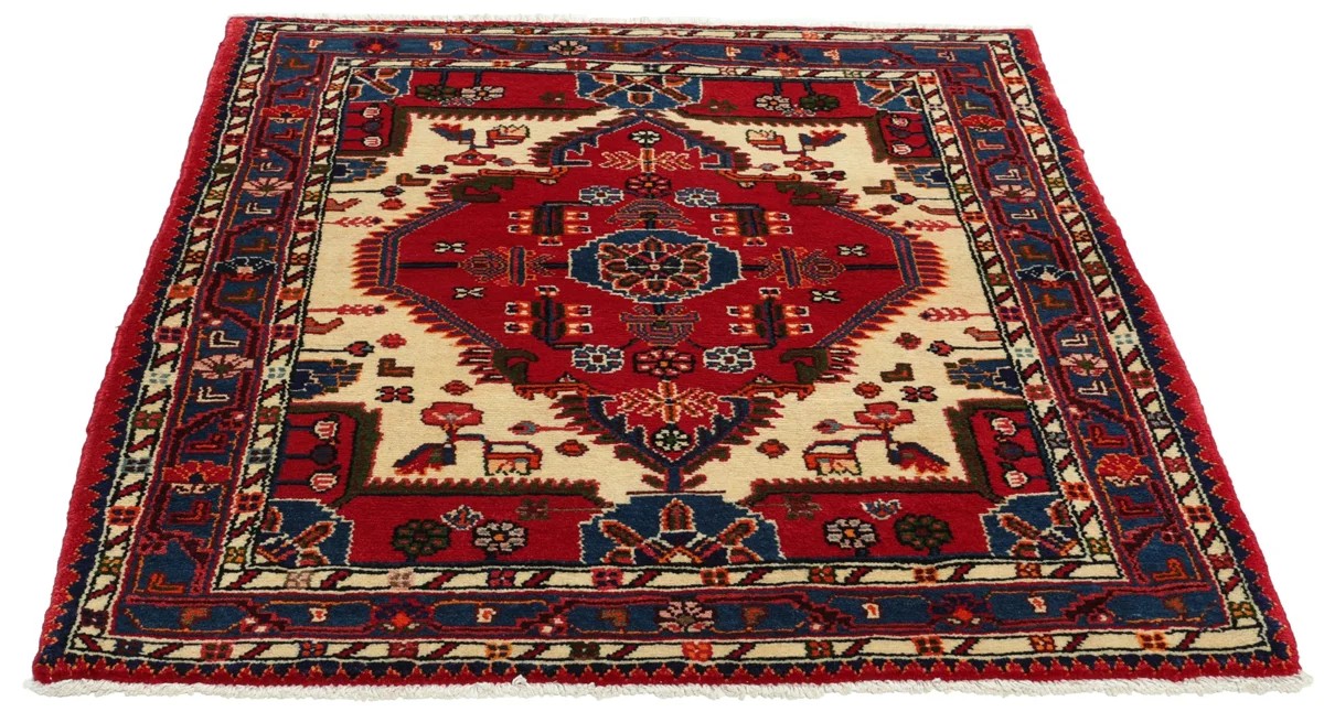 108x122 см, Иран, Восточные, Wool, красный — вид 5