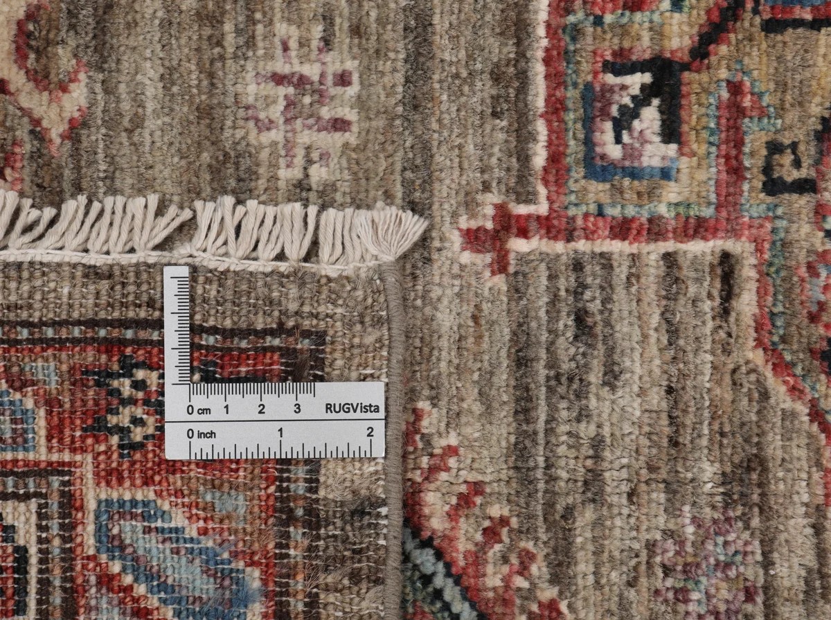 201x301 см, Афганистан, Казак, Wool, коричневый — вид 6