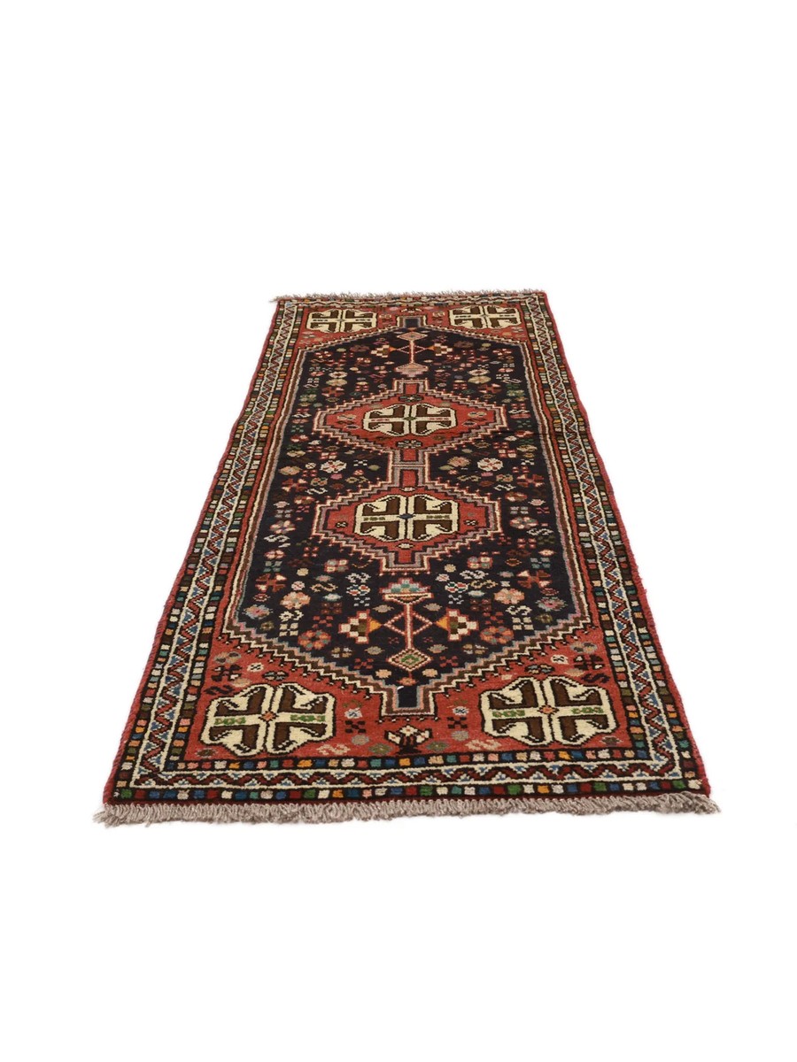 72x210 см, Иран, Кашкай, Wool, чёрный — вид 3