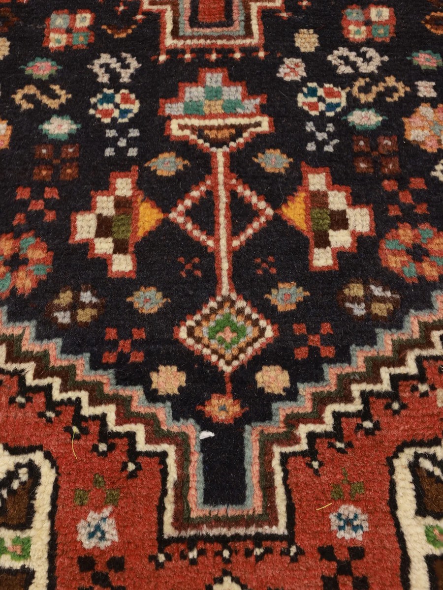 72x210 см, Иран, Кашкай, Wool, чёрный — вид 4