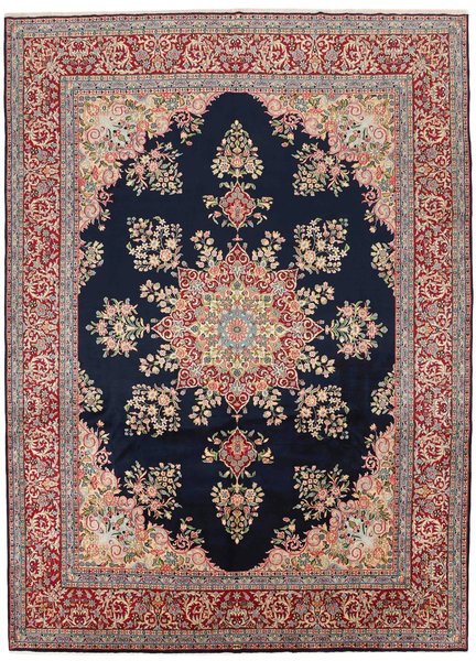 302x424 см, Иран, Керман, Wool, коричневый