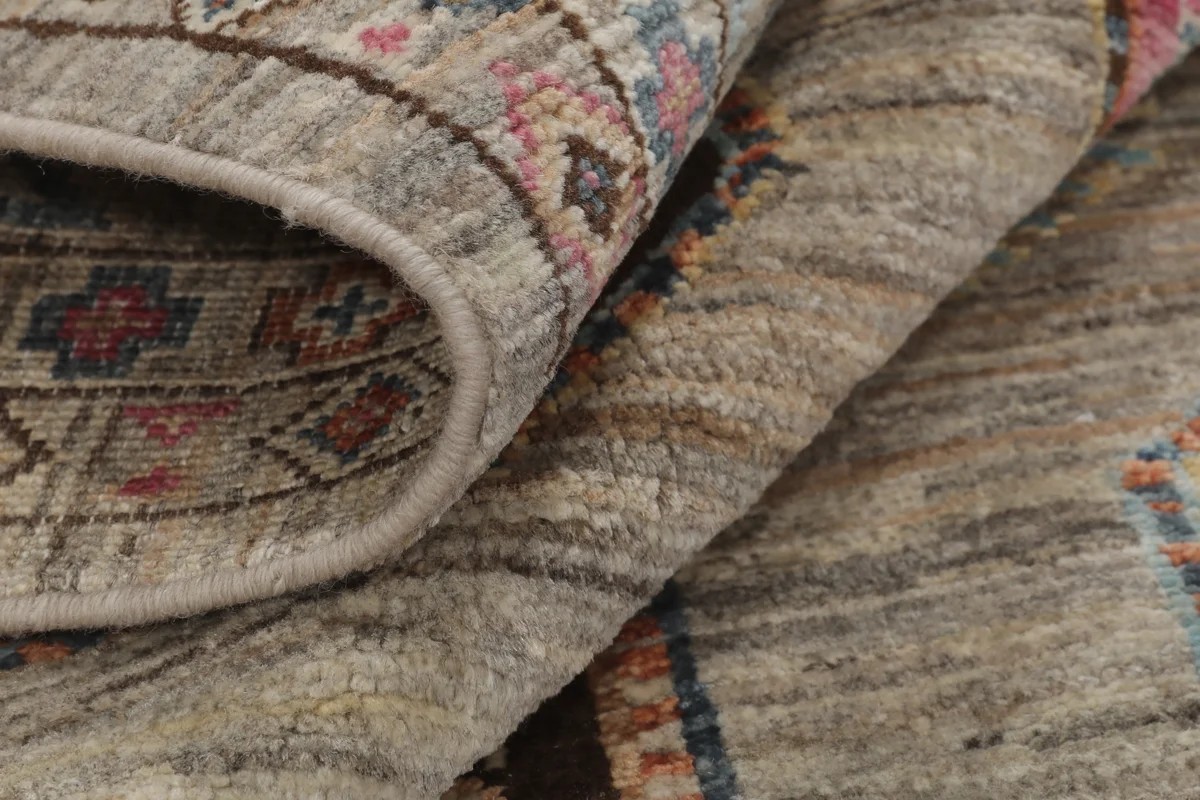 196x303 см, Афганистан, Казак, Wool, коричневый — вид 5