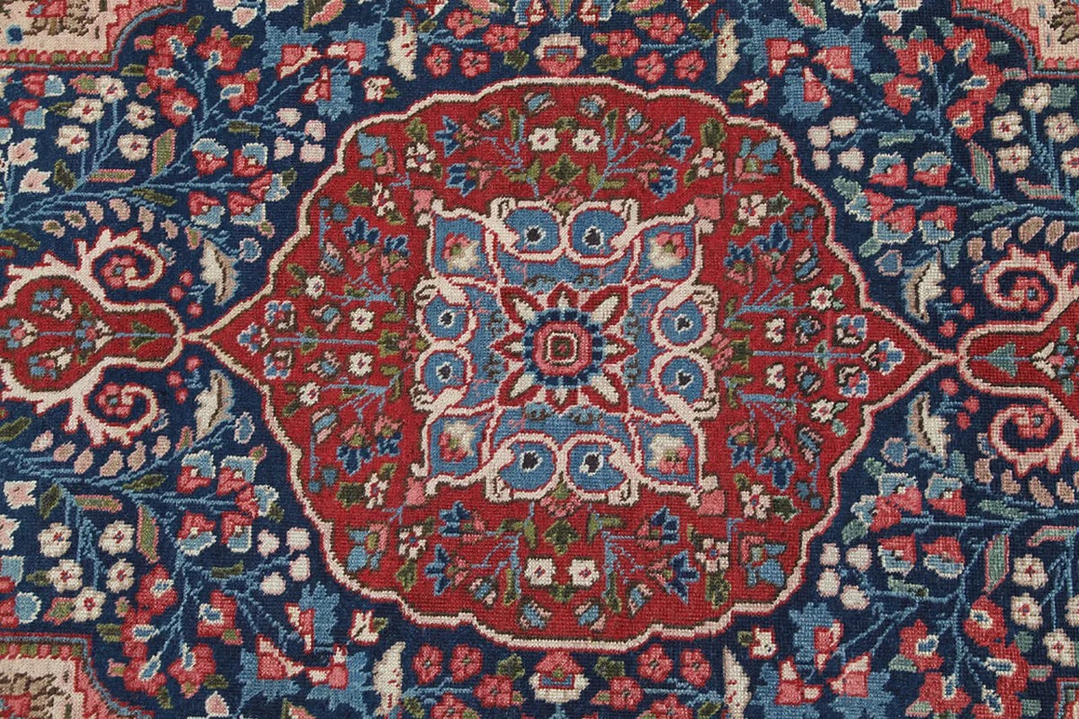 129x185 см, Иран, Табриз, Wool, красный — вид 2
