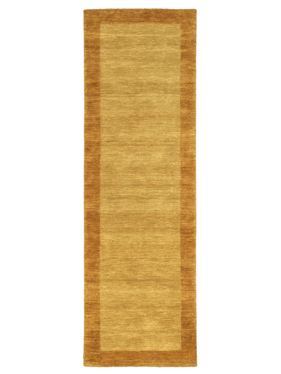 80x250 см, Индия, Современные, Wool, золотистый