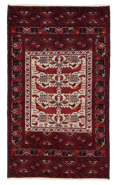 88x150 см, Иран, Балучи, Wool, чёрный