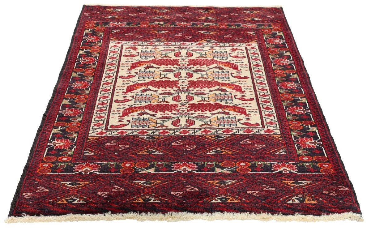 88x150 см, Иран, Балучи, Wool, чёрный — вид 4