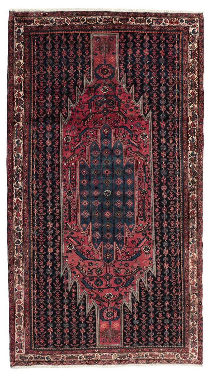 156x285 см, Иран, Восточные, Wool, чёрный