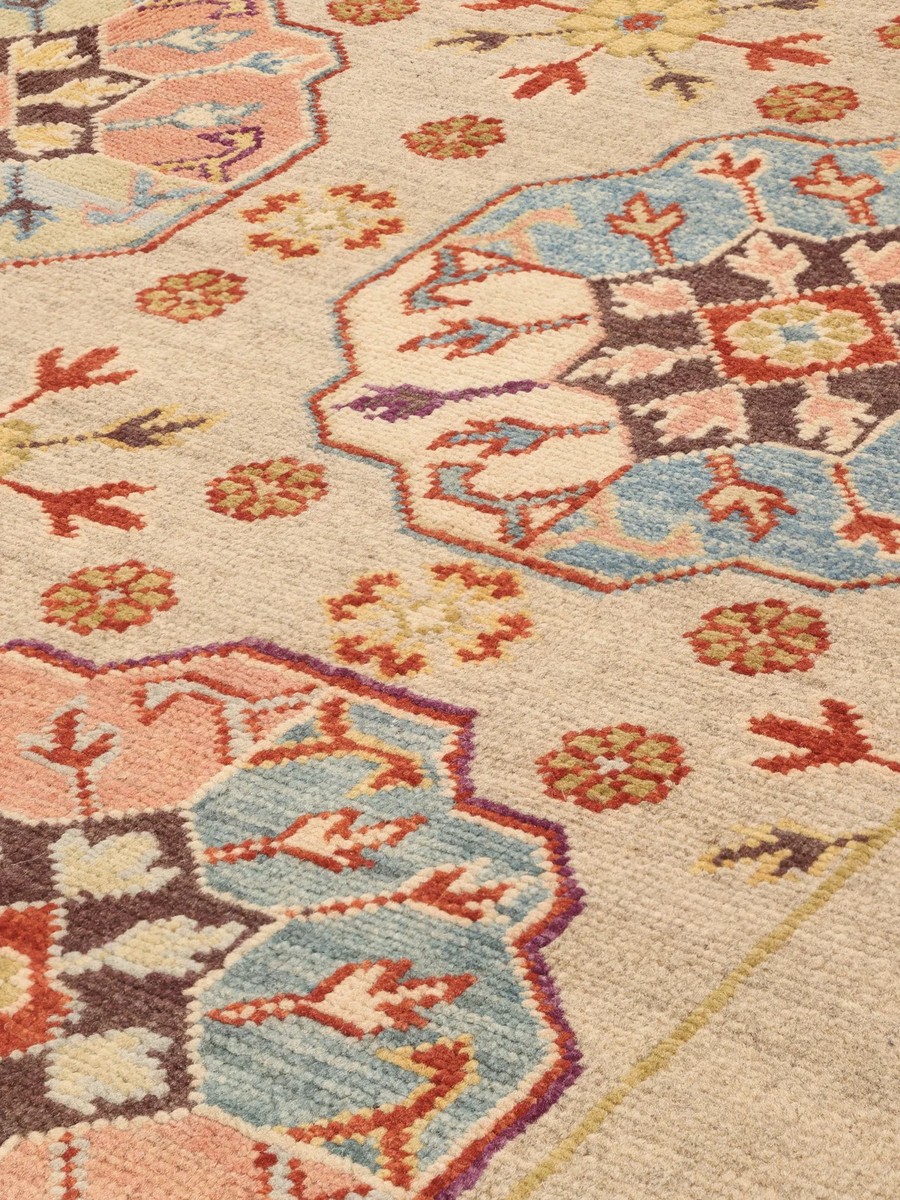 149x195 см, Афганистан, Казак, Wool, оранжевый — вид 4