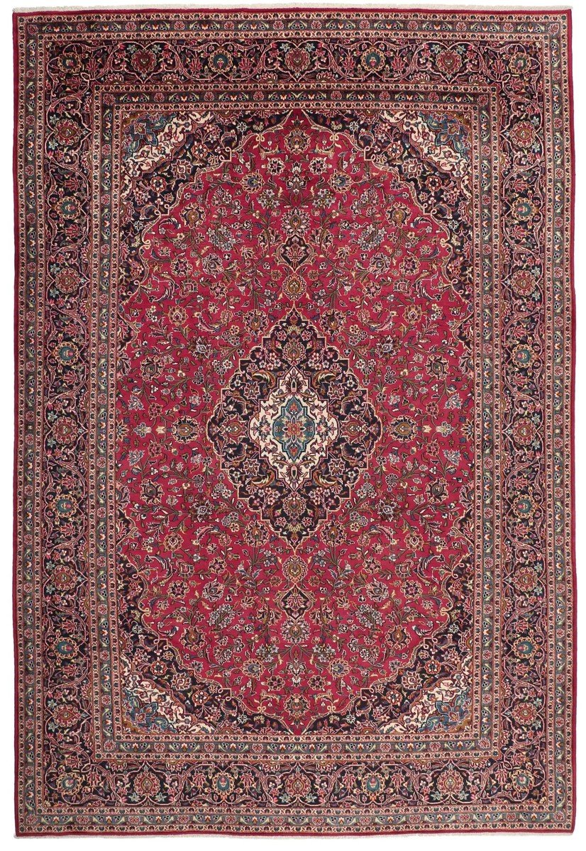 317x464 см, Иран, Кашан, Wool, красный