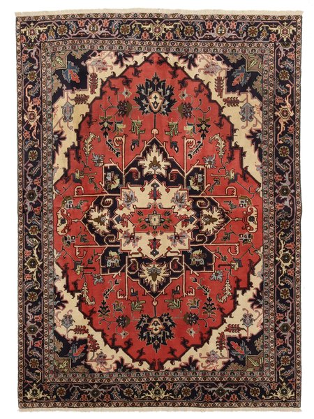 187x255 см, Иран, Табриз, Wool, чёрный