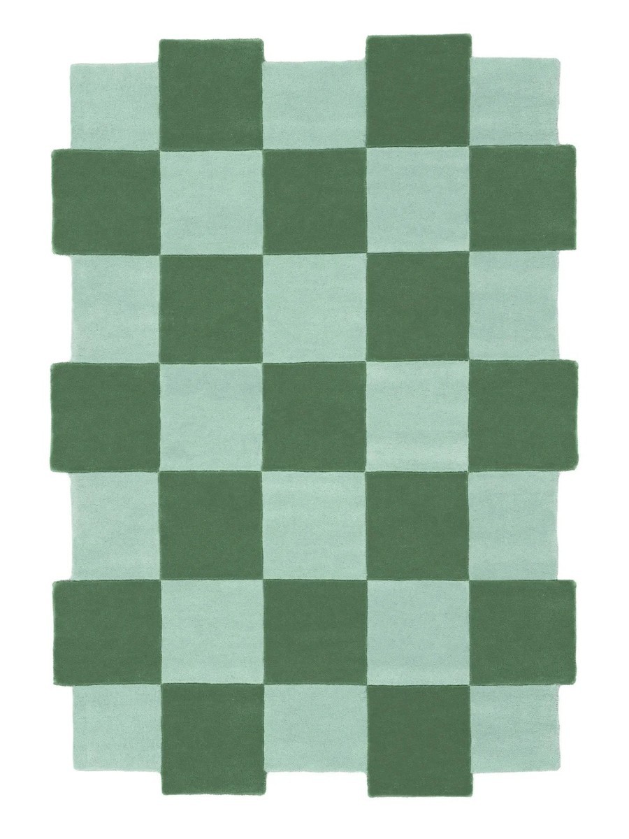 200x300 см, Индия, Современные, Wool, зелёный