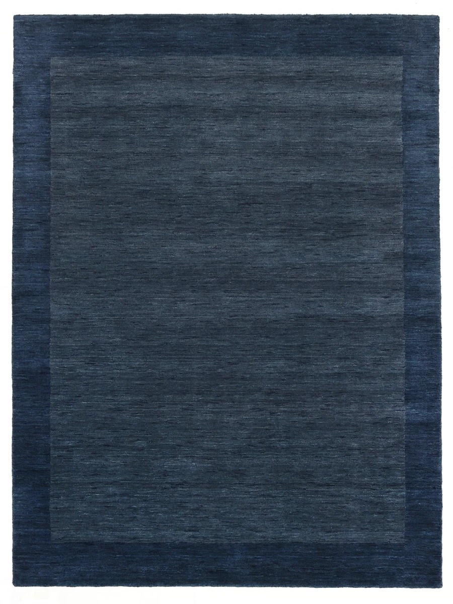 200x300 см, Индия, Современные, Wool, тёмно-синий