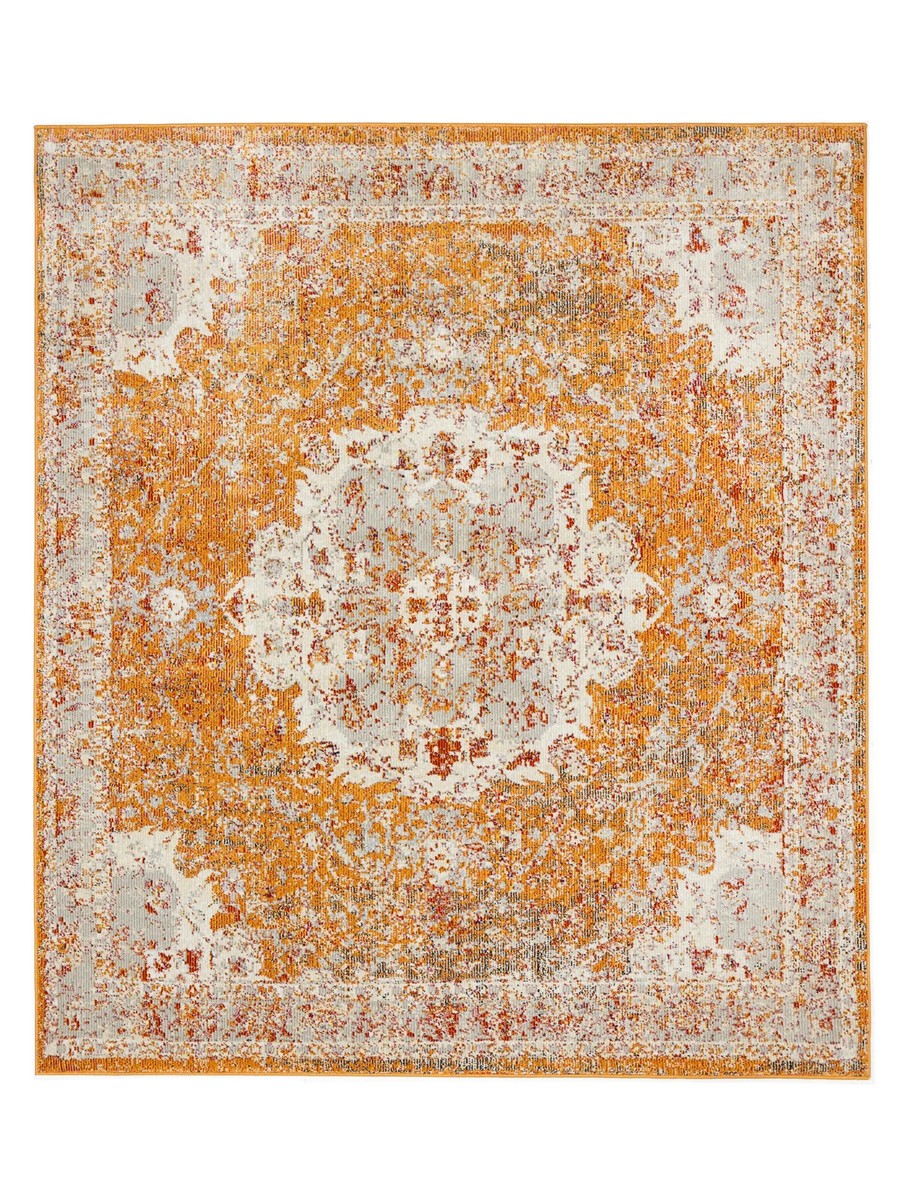 250x300 см, Турция, Винтаж, Polypropylene, оранжевый