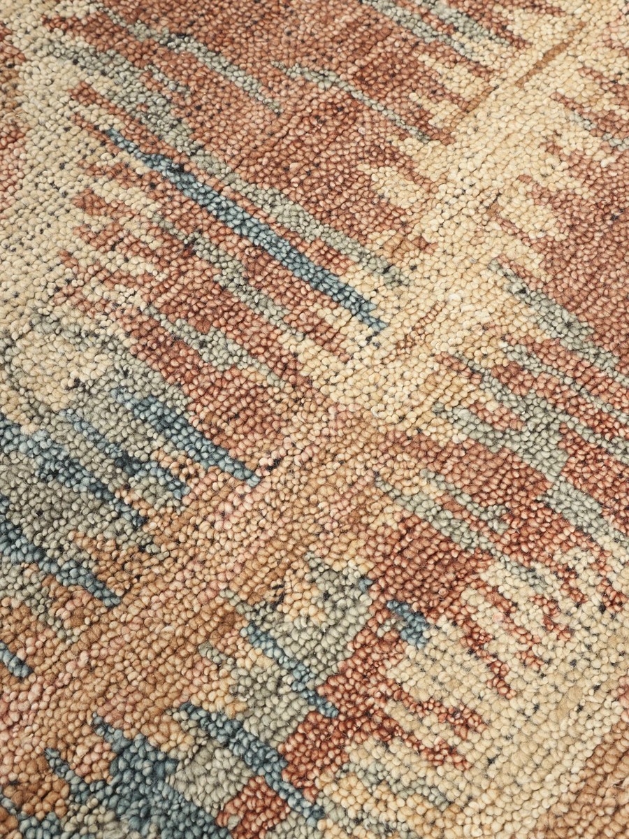 Ø200 см, Индия, Анатолия, Wool, коричневый — вид 4