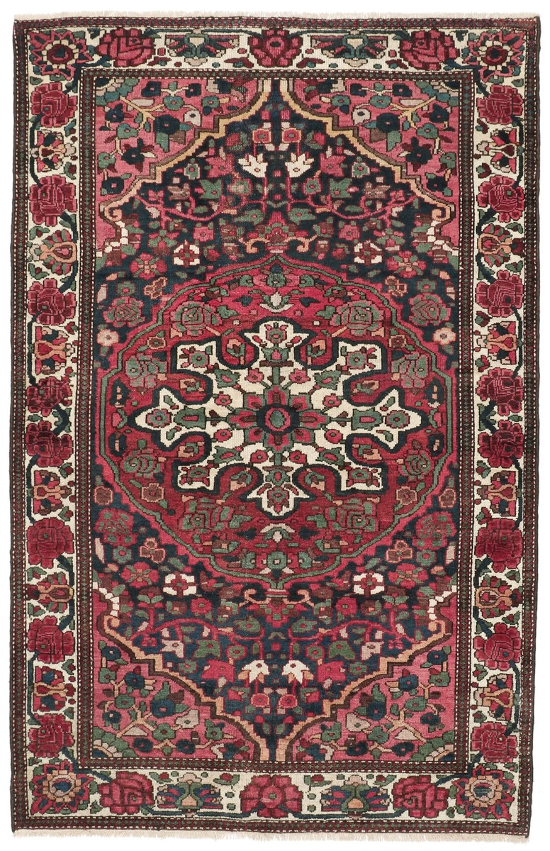 140x210 см, Иран, Бахтиари, Wool, чёрный