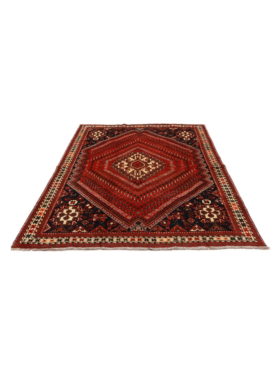 176x240 см, Иран, Кашкай, Wool, красный — вид 2