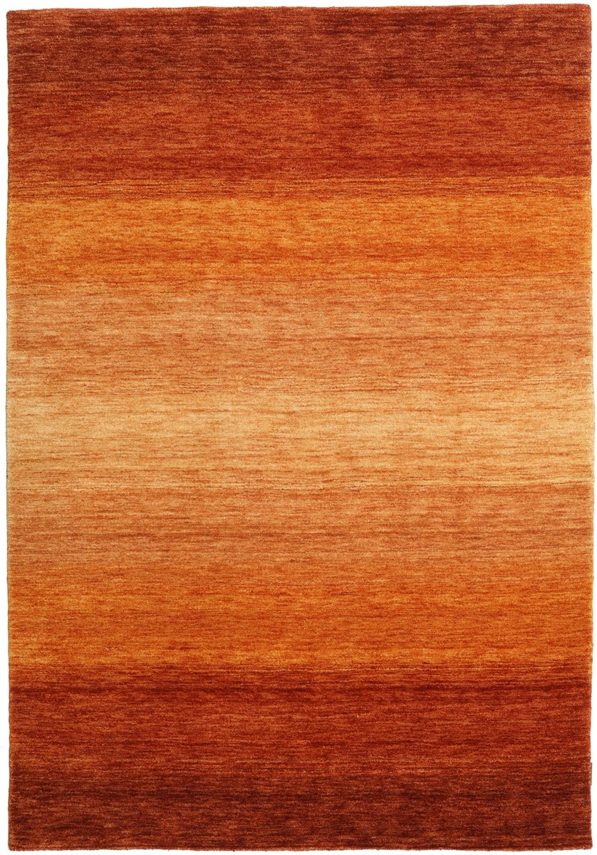 160x230 см, Индия, Габбе, Wool, ржаво-красный