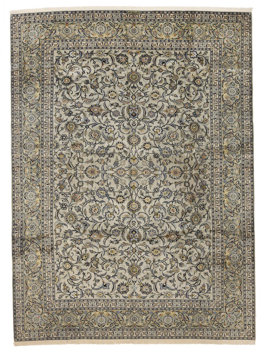 300x400 см, Иран, Кашан, Wool, жёлтый