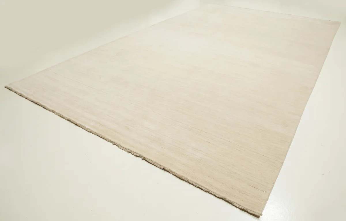 300x500 см, Индия, Однотонные, Wool, белый — вид 3
