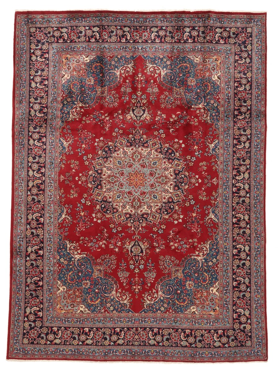 244x335 см, Иран, Машад, Wool, чёрный