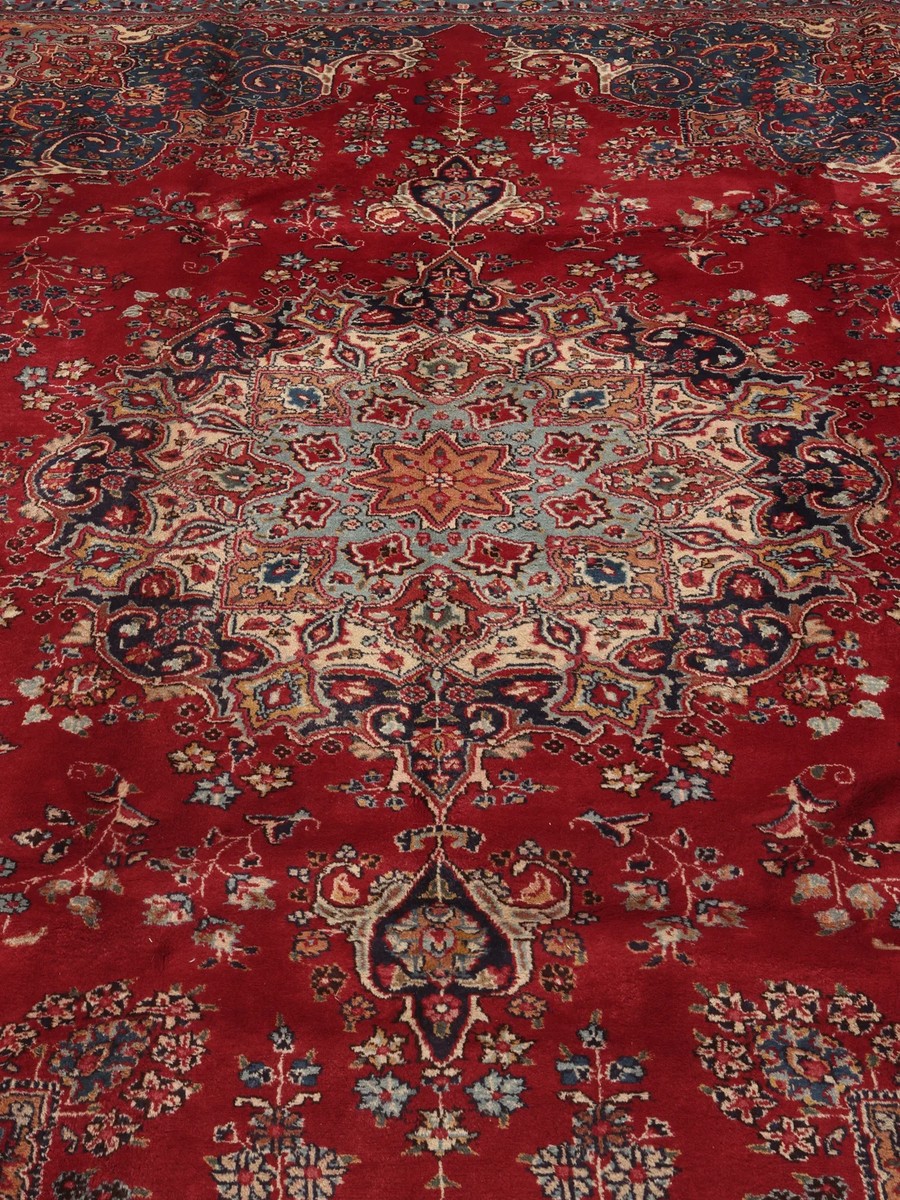 244x335 см, Иран, Машад, Wool, чёрный — вид 4