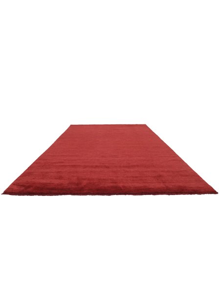 200x250 см, Индия, Однотонные, Wool, красный