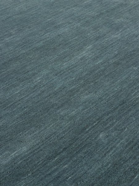 Ø200 см, Индия, Однотонные, Wool, Dark teal