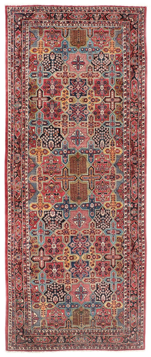 200x470 см, Иран, Сарук, Wool, красный