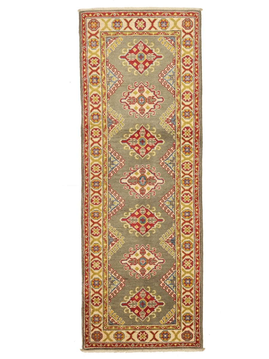 65x183 см, Афганистан, Казак, Wool, коричневый
